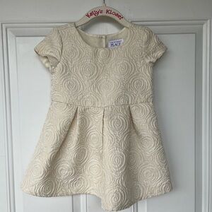 •The Children's Place• Cream Floral Party Dress - Size 18-24 Months